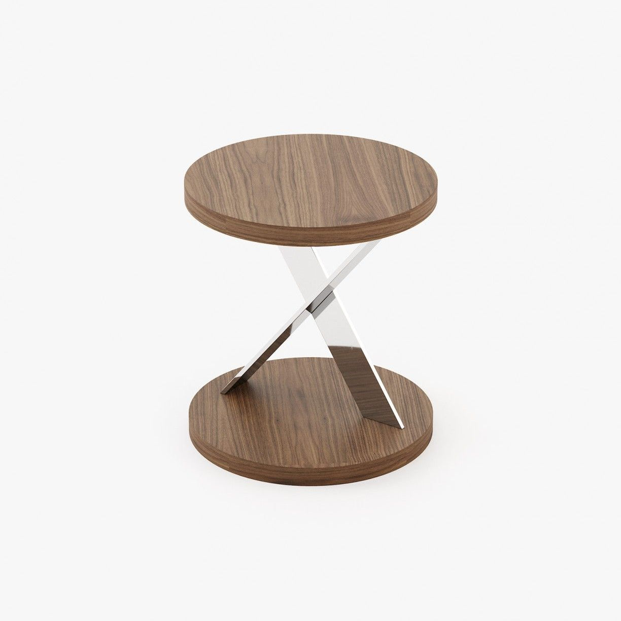 Laskasas SALLY Nest & Side Table Walnut Veneer Matte - Araco Interiors