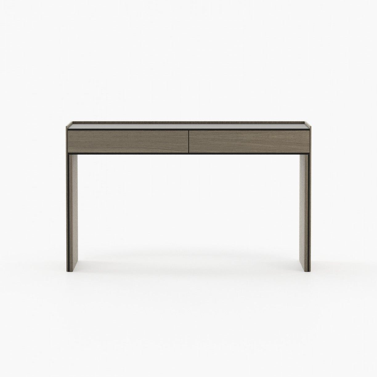 Laskasas SAMOS Console Table Aged Oak Veneer Matte - Araco Interiors