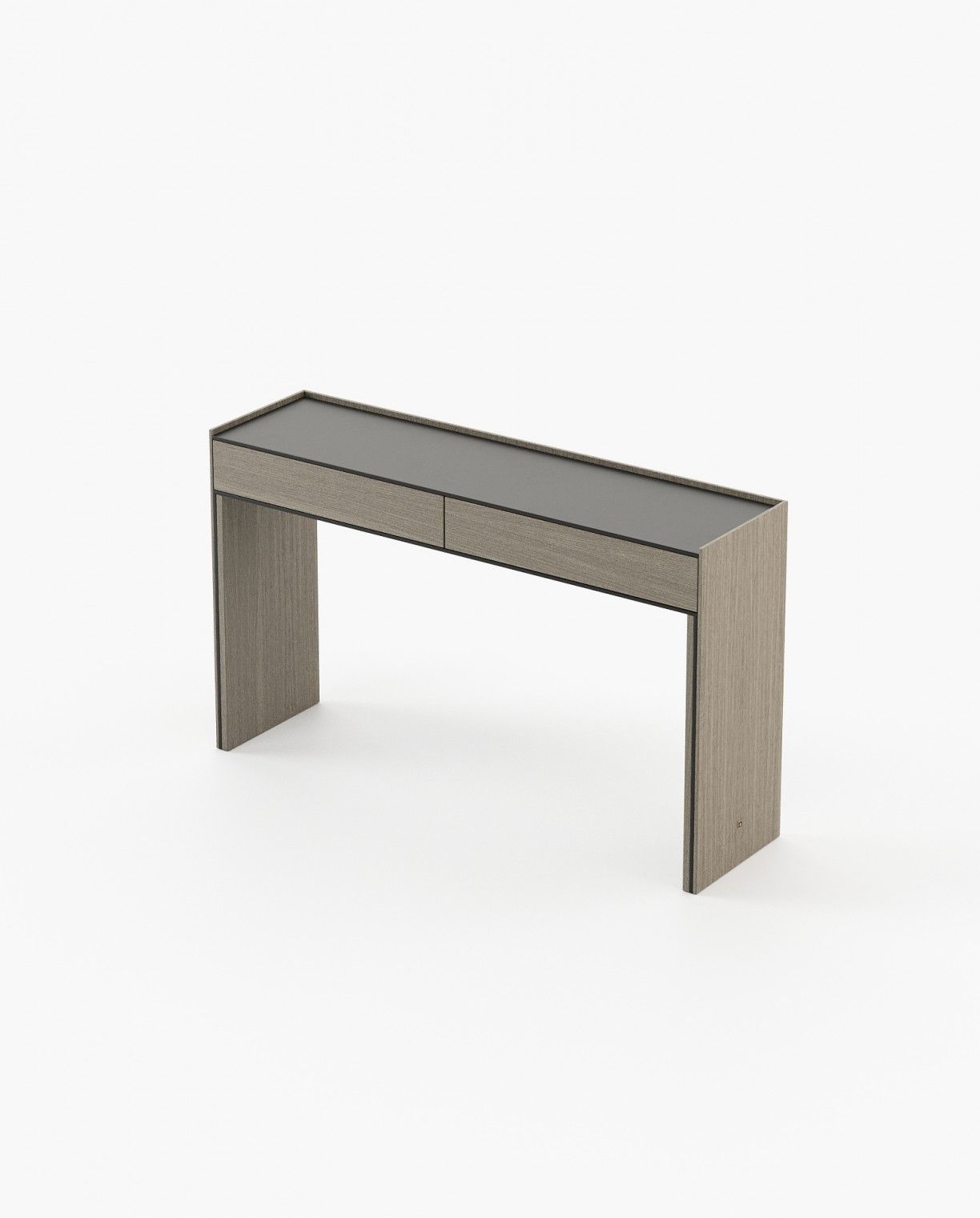 Laskasas SAMOS Console Table Aged Oak Veneer Matte - Araco Interiors