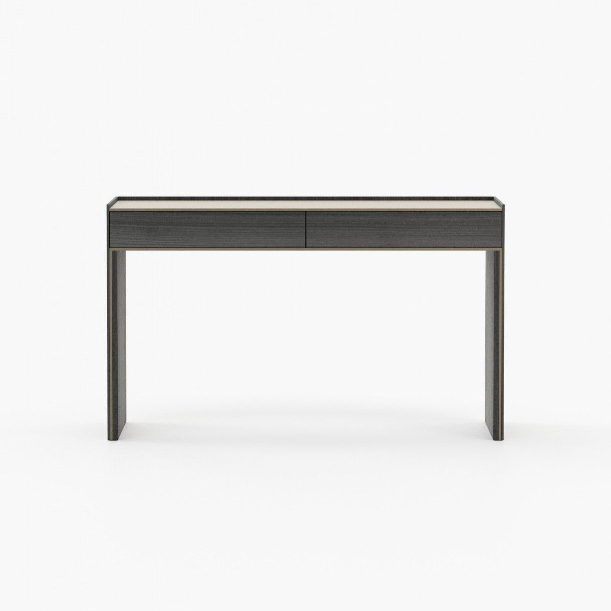 Laskasas SAMOS Console Table Grey Eucalyptus Veneer Matte - Araco Interiors