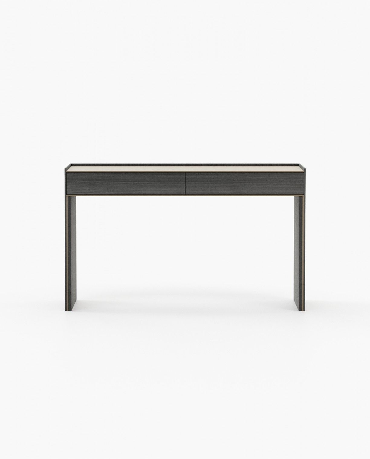 Laskasas SAMOS Console Table Grey Eucalyptus Veneer Matte - Araco Interiors