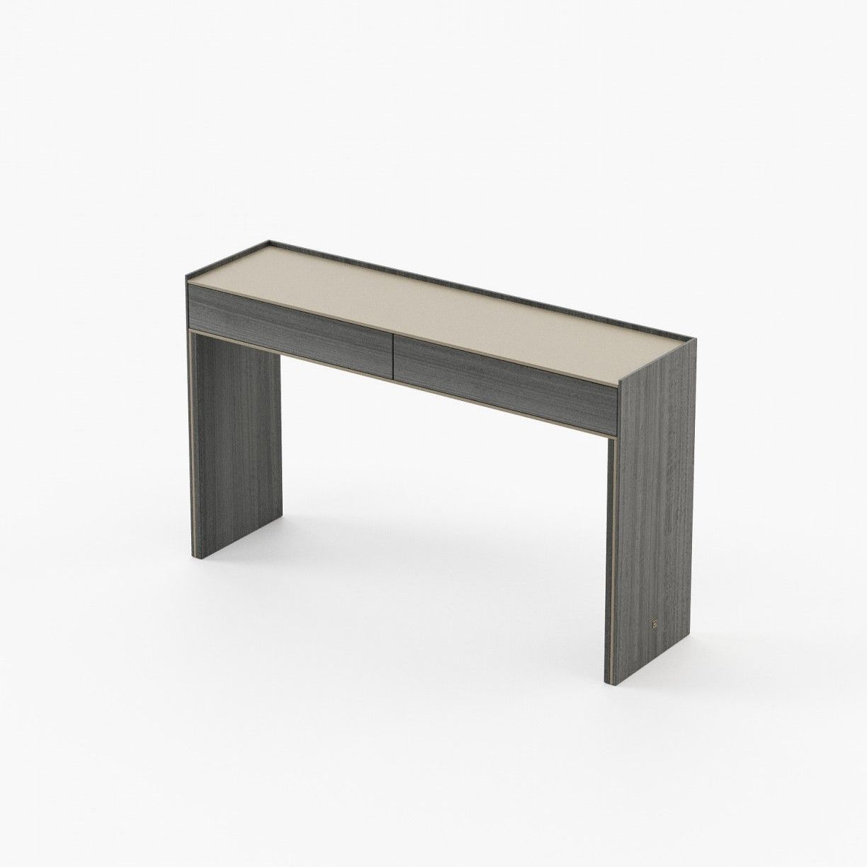 Laskasas SAMOS Console Table Grey Eucalyptus Veneer Matte - Araco Interiors
