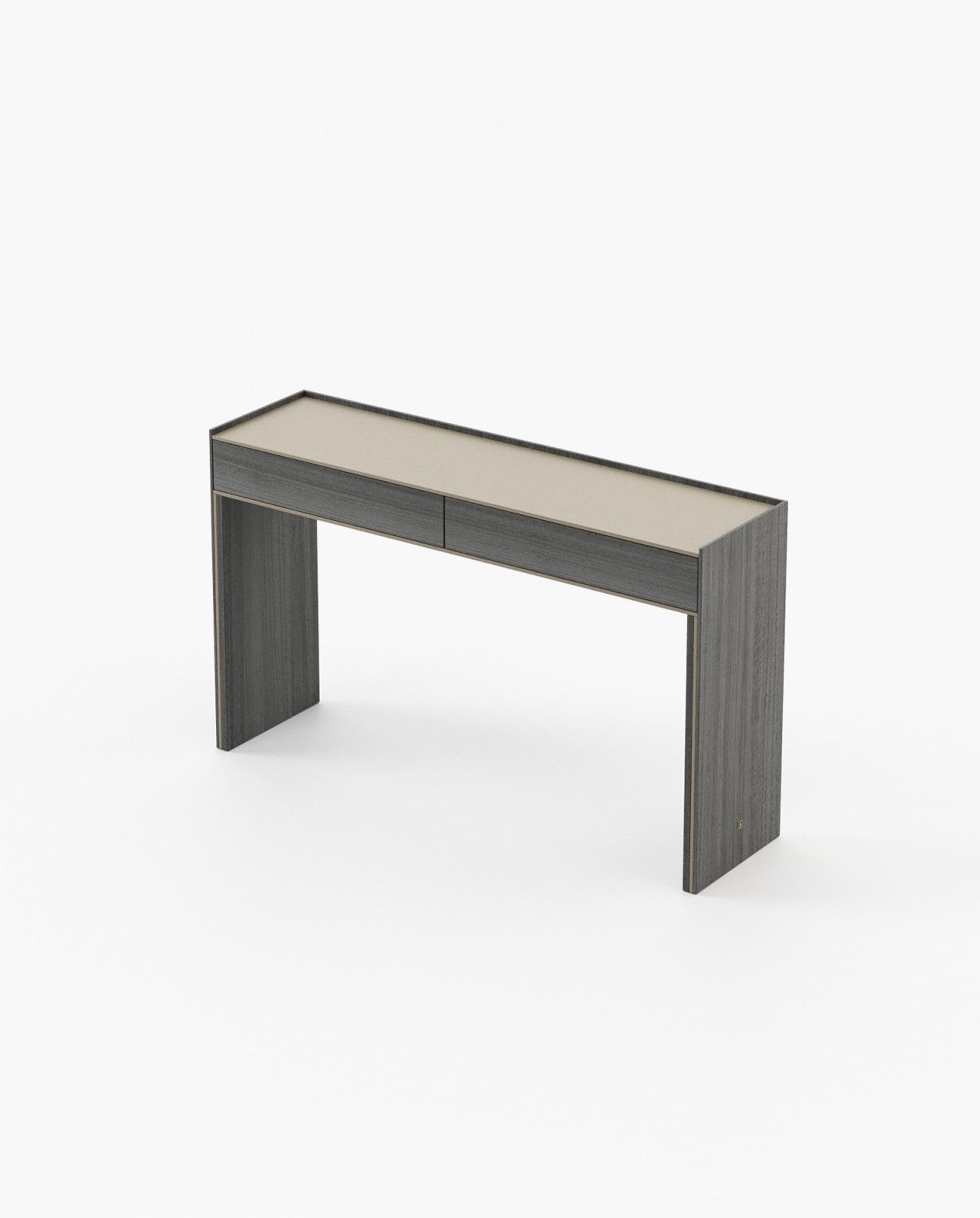 Laskasas SAMOS Console Table Grey Eucalyptus Veneer Matte - Araco Interiors