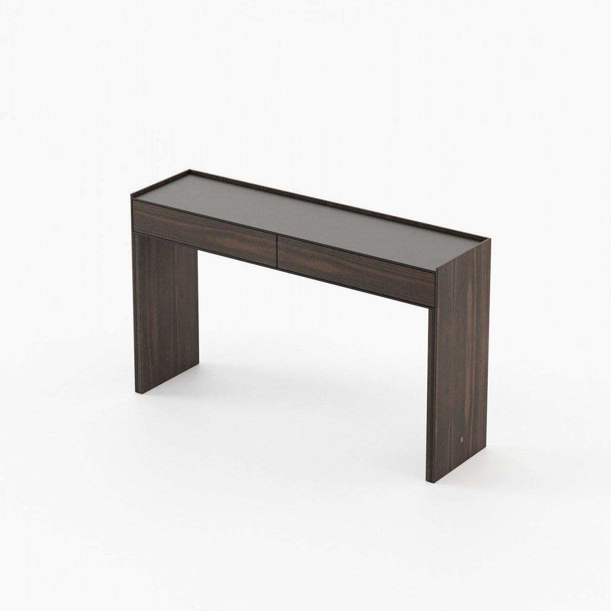 Laskasas SAMOS Console Table Smoked Eucalyptus Veneer Matte - Araco Interiors