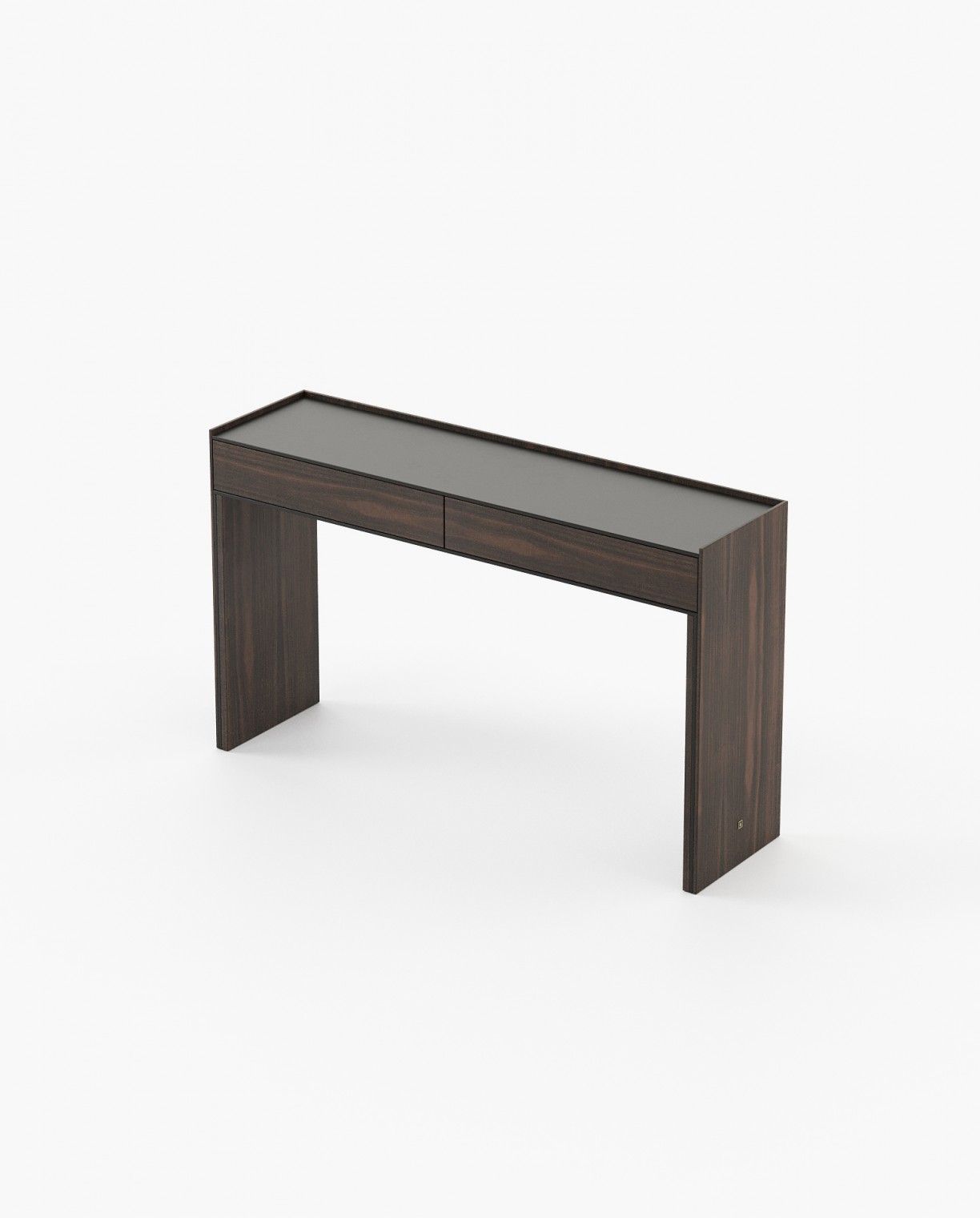 Laskasas SAMOS Console Table Smoked Eucalyptus Veneer Matte - Araco Interiors