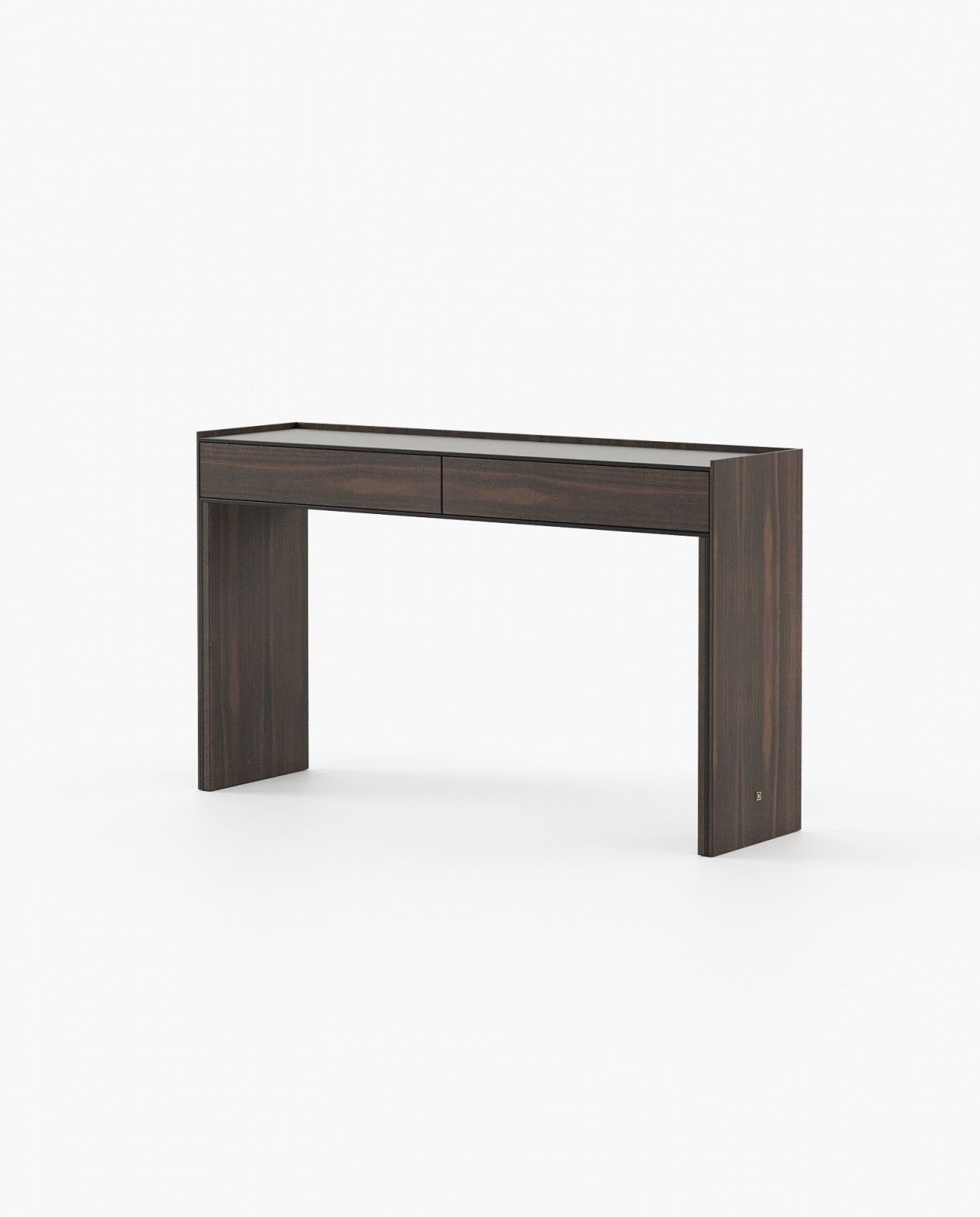 Laskasas SAMOS Console Table Smoked Eucalyptus Veneer Matte - Araco Interiors