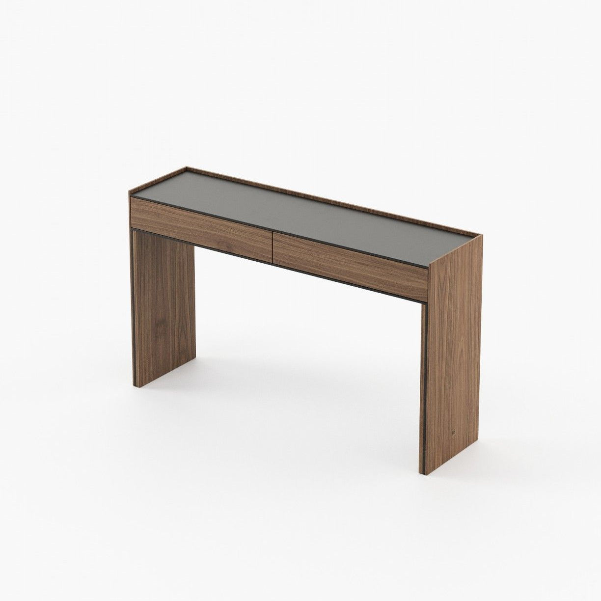 Laskasas SAMOS Console Table Walnut Veneer Matte - Araco Interiors