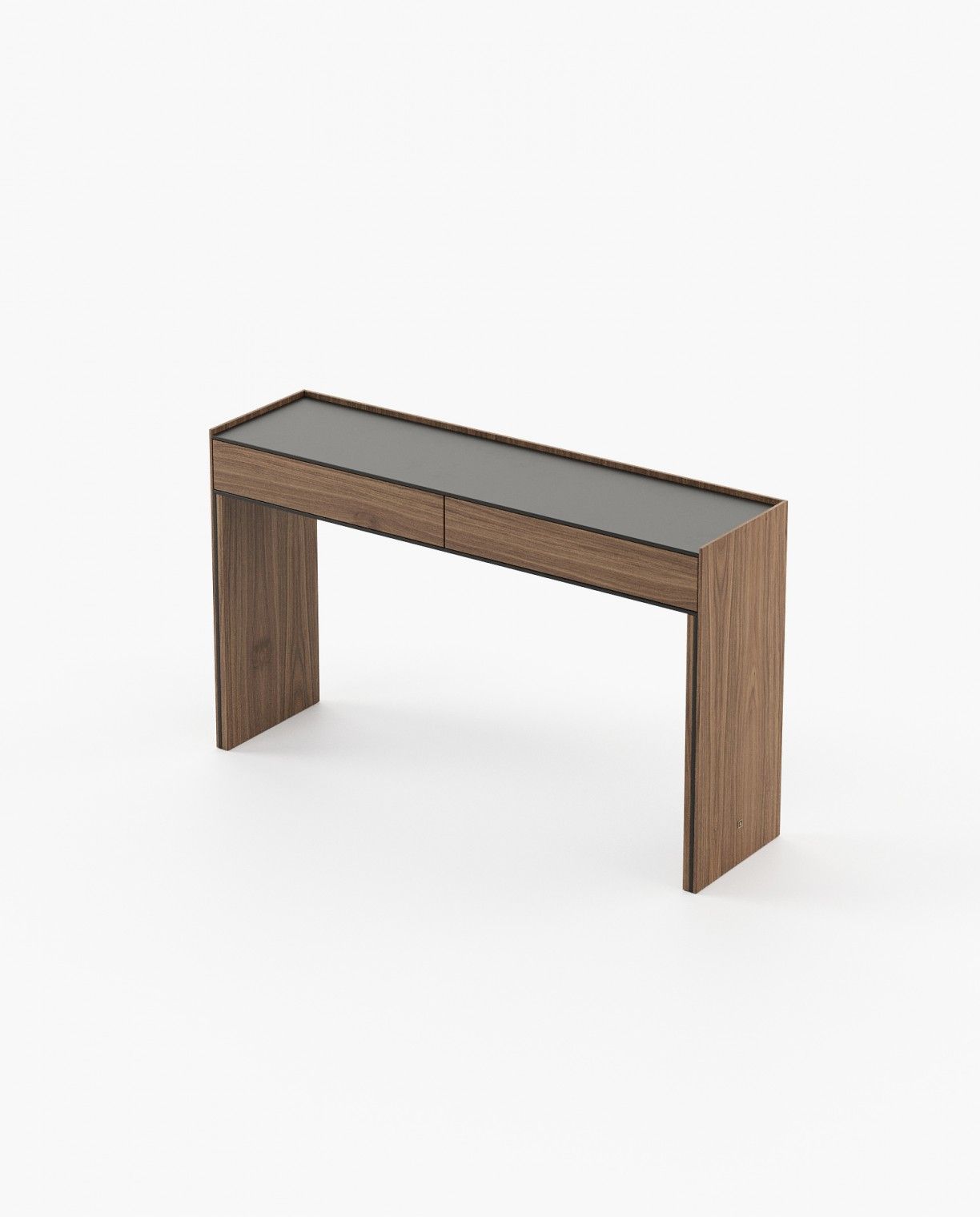 Laskasas SAMOS Console Table Walnut Veneer Matte - Araco Interiors