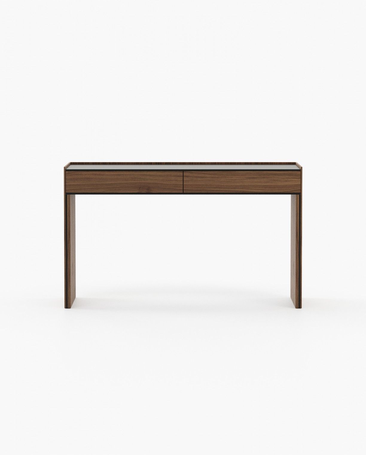 Laskasas SAMOS Console Table Walnut Veneer Matte - Araco Interiors