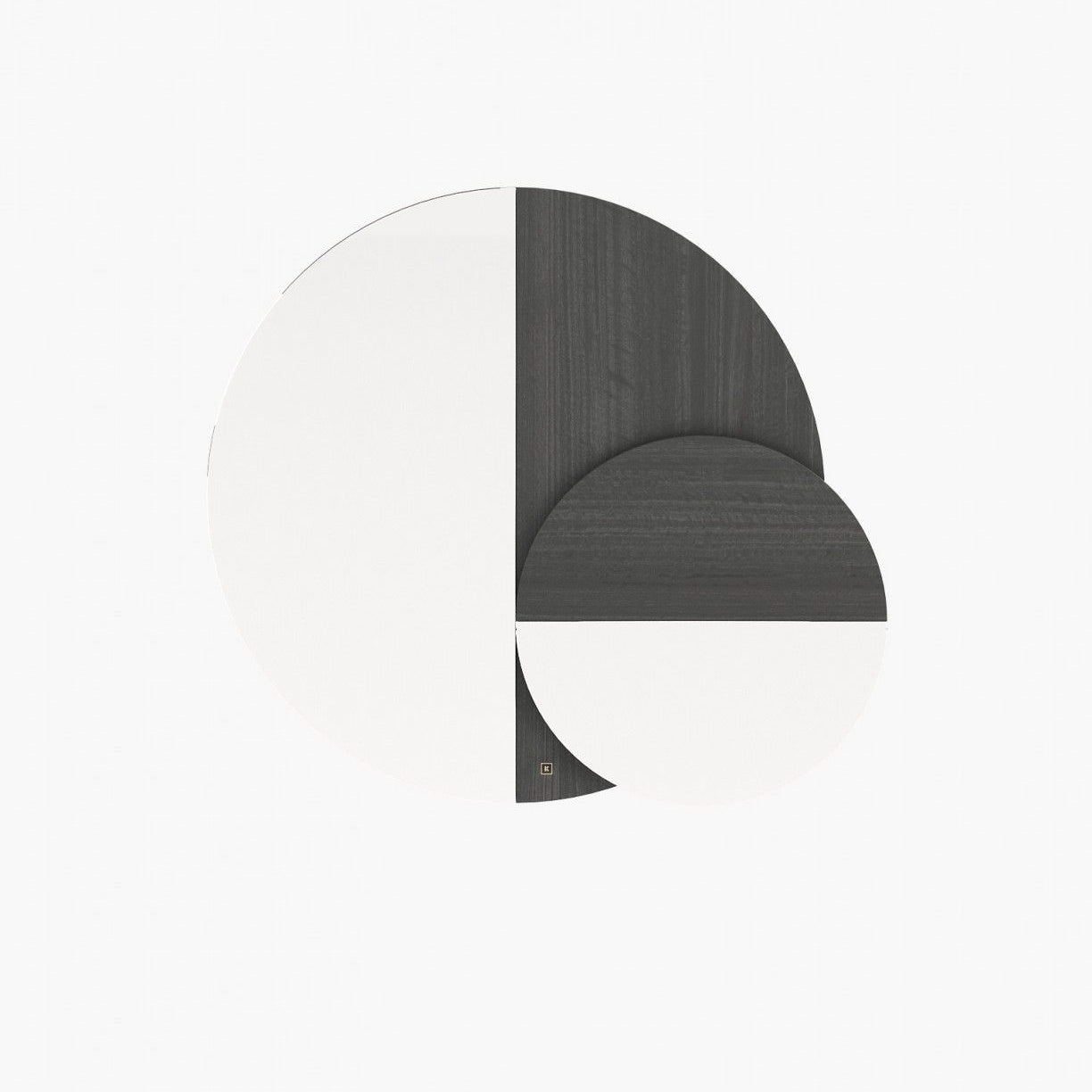 Laskasas SCILLY Mirror Grey Eucalyptus Veneer Matte - Araco Interiors