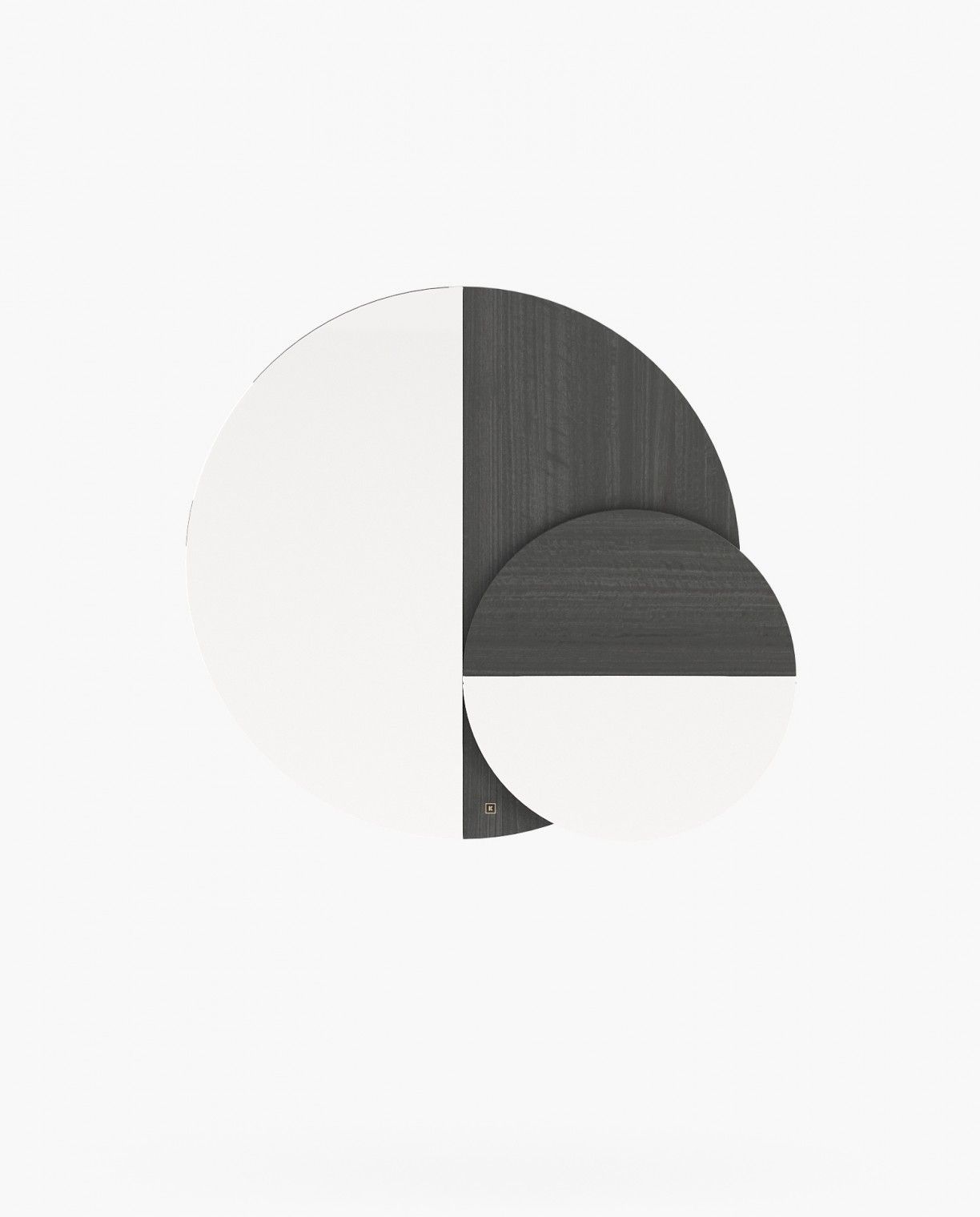 Laskasas SCILLY Mirror Grey Eucalyptus Veneer Matte - Araco Interiors