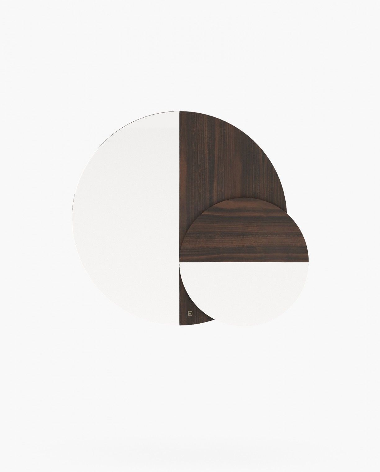 Laskasas SCILLY Mirror Smoked Eucalyptus Veneer Matte - Araco Interiors