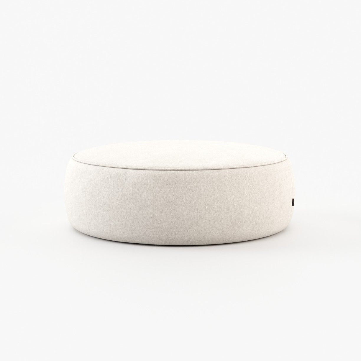Laskasas SEBASTIAN Footstool & Pouf Xangai White - Araco Interiors