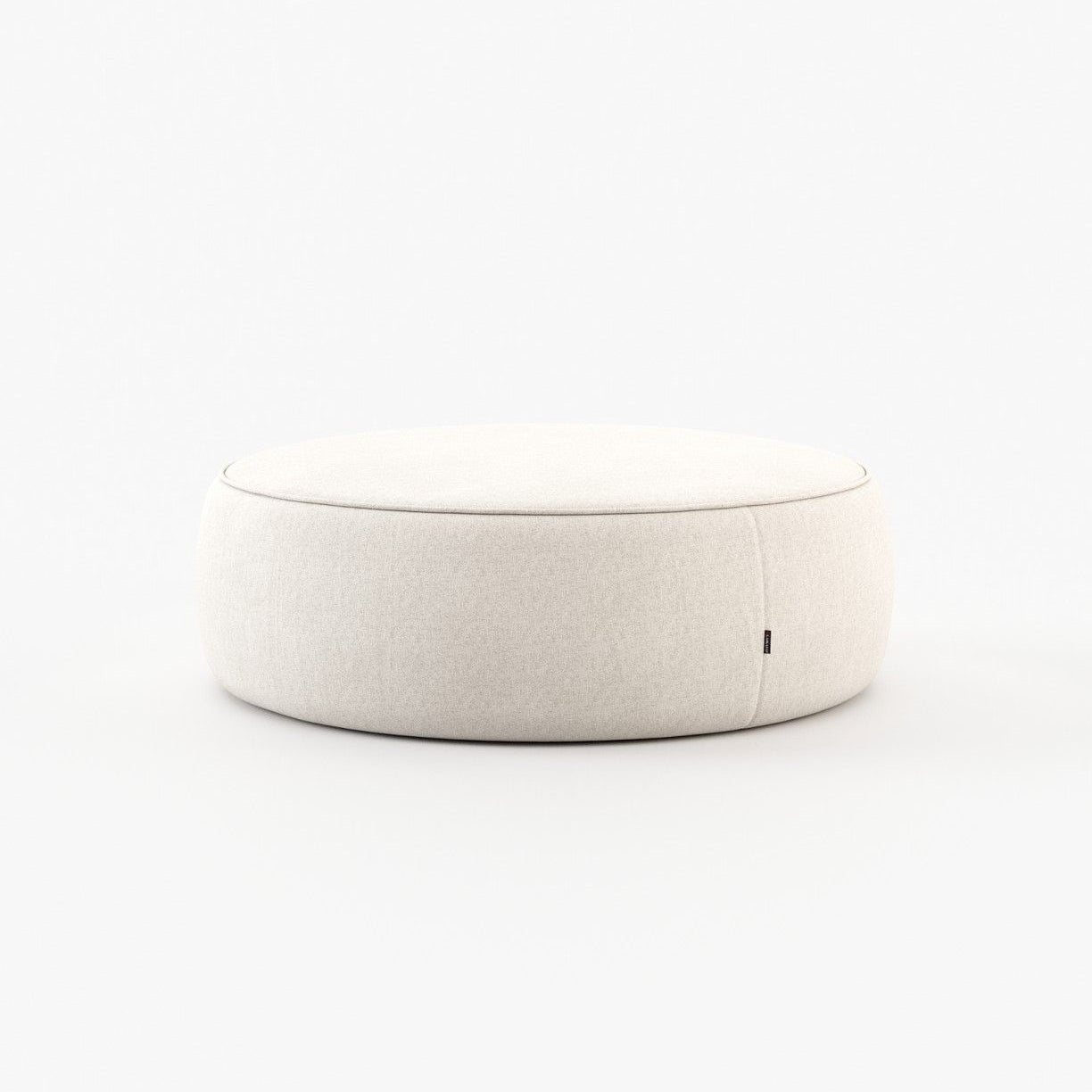 Laskasas SEBASTIAN Footstool & Pouf Xangai White - Araco Interiors
