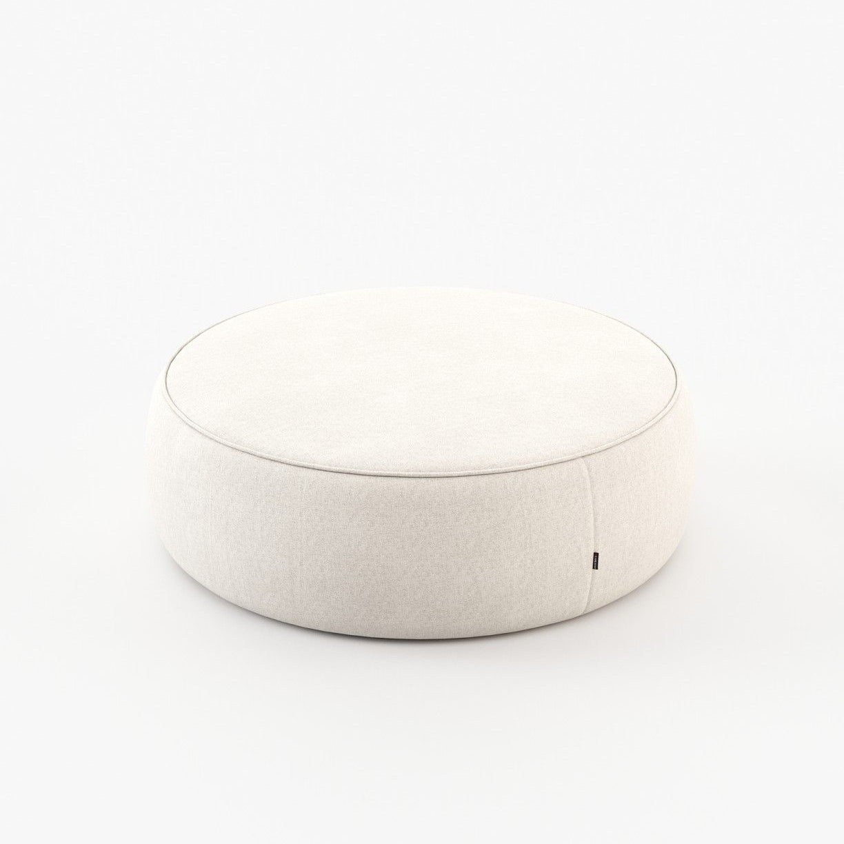 Laskasas SEBASTIAN Footstool & Pouf Xangai White - Araco Interiors