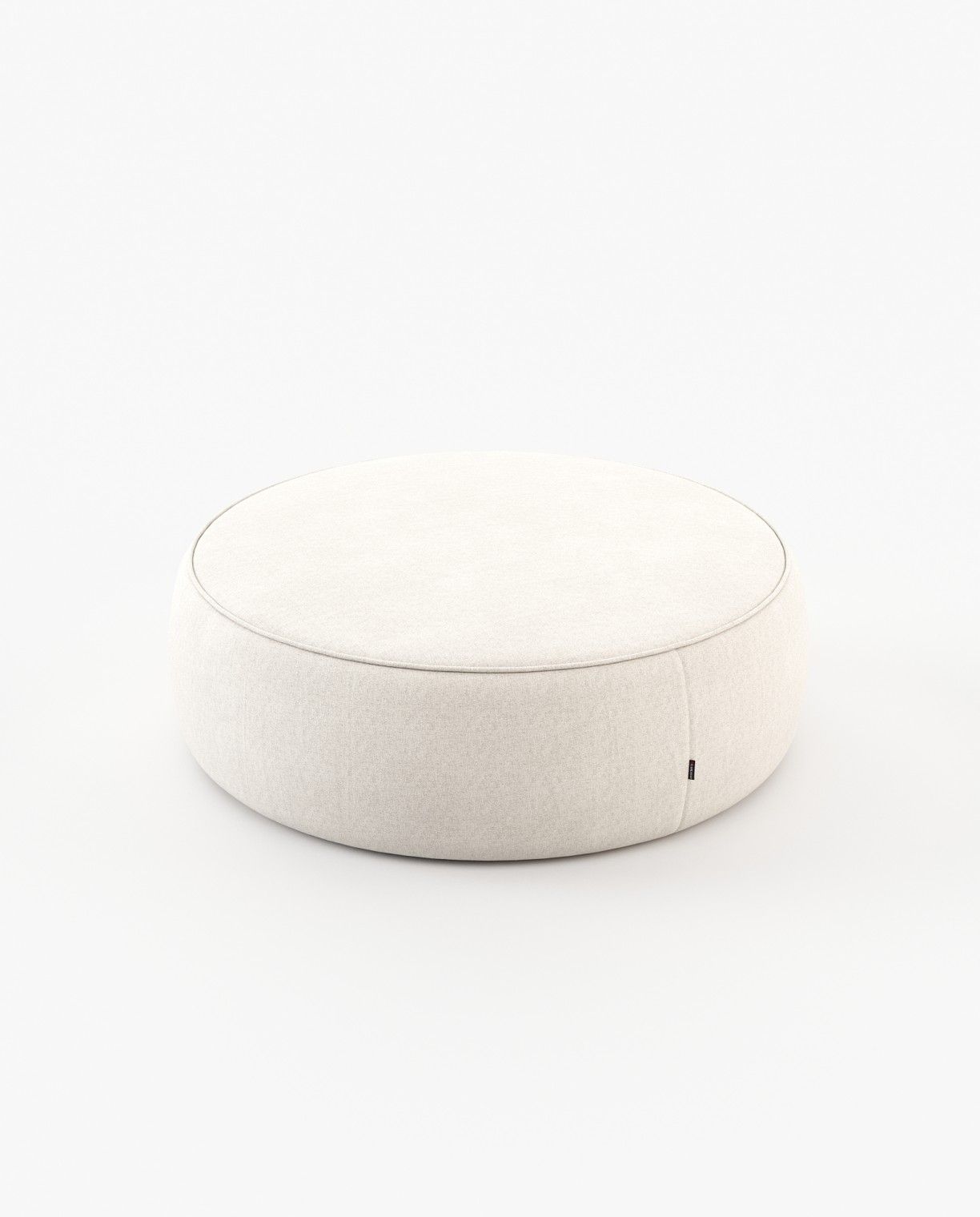 Laskasas SEBASTIAN Footstool & Pouf Xangai White - Araco Interiors