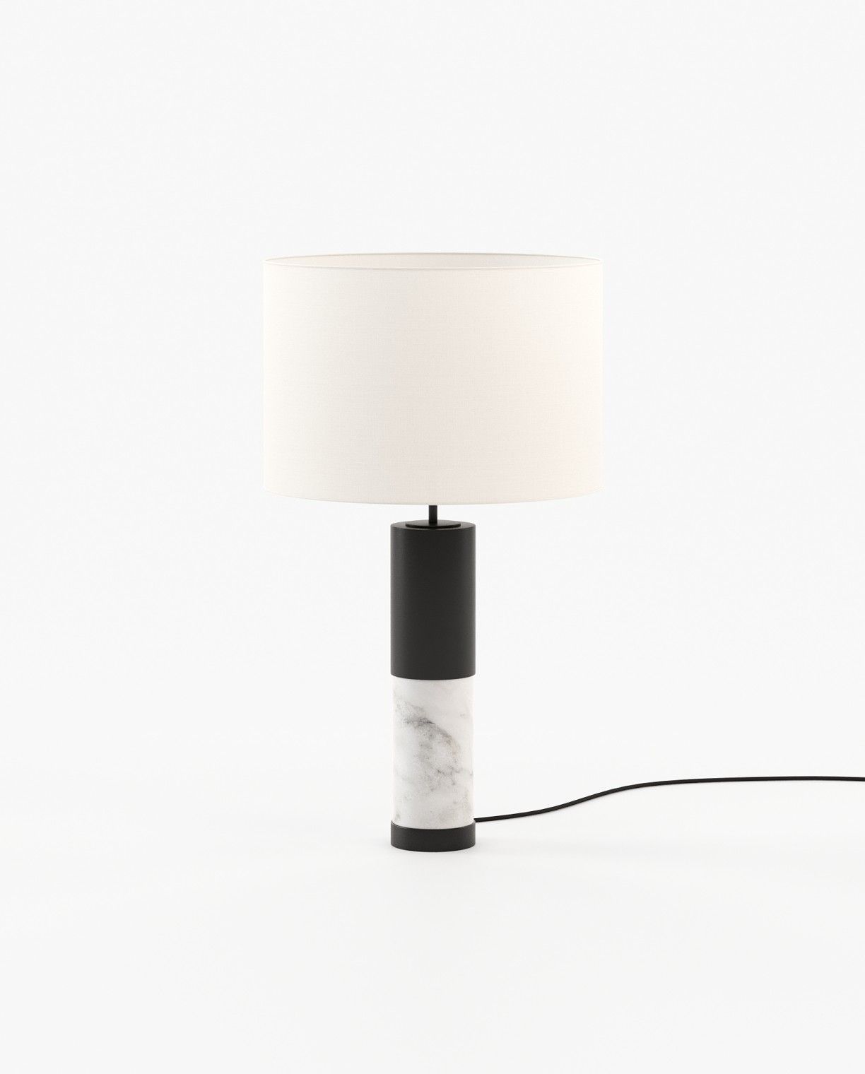 Laskasas SHARON Table & Desk Lamp Carrara Marble - Araco Interiors