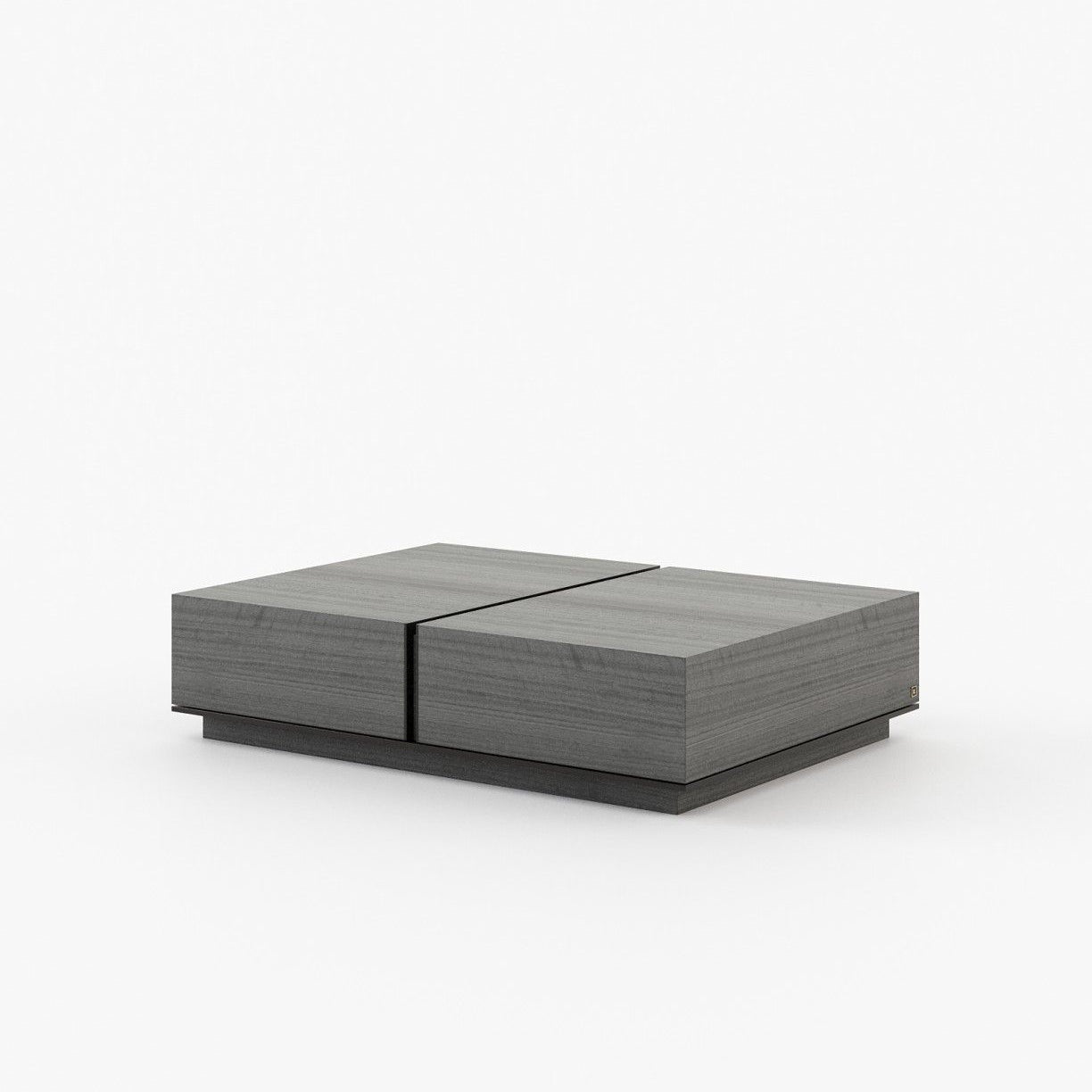 Laskasas SILA Coffee Table Grey Eucalyptus Veneer Matte - Araco Interiors