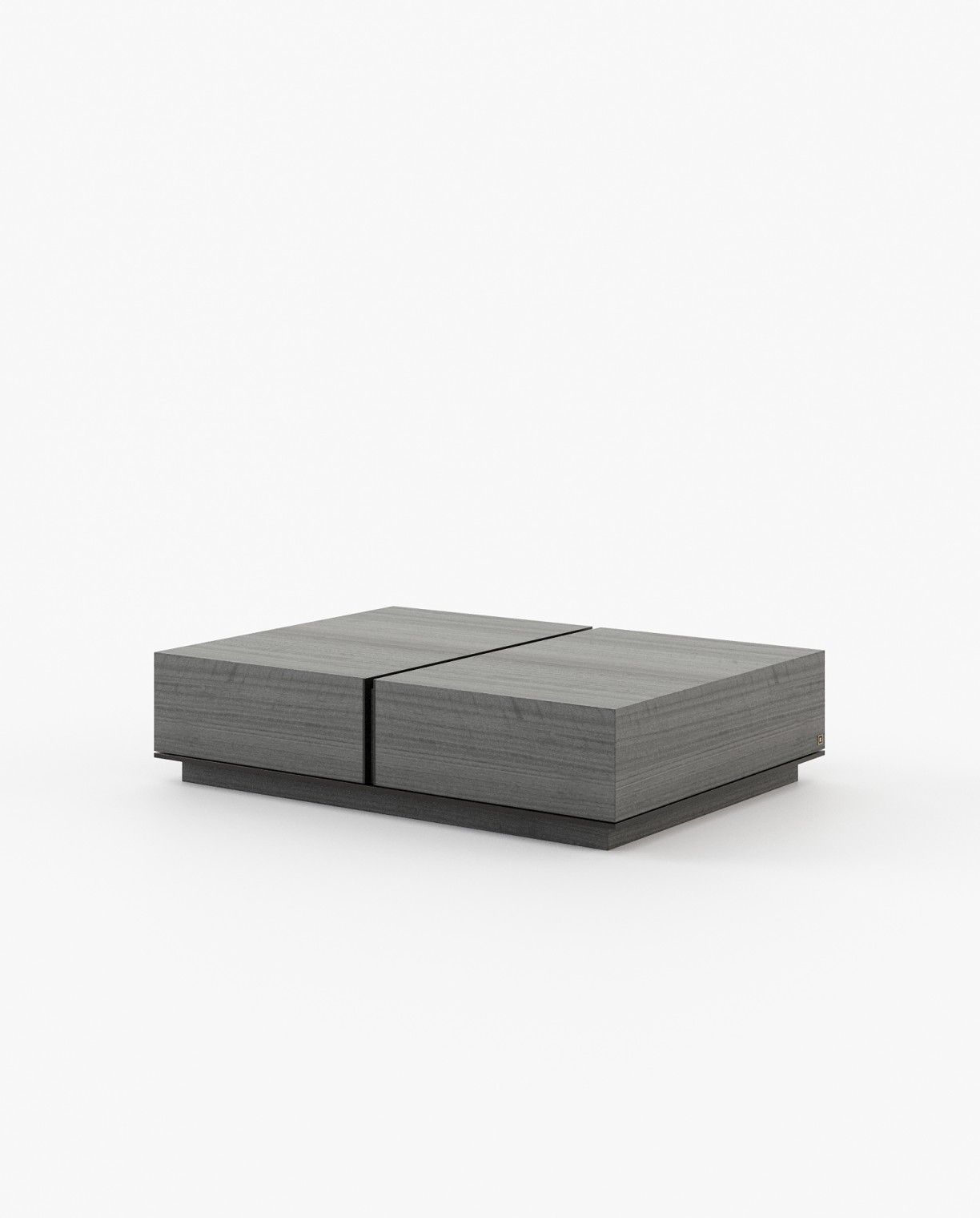 Laskasas SILA Coffee Table Grey Eucalyptus Veneer Matte - Araco Interiors