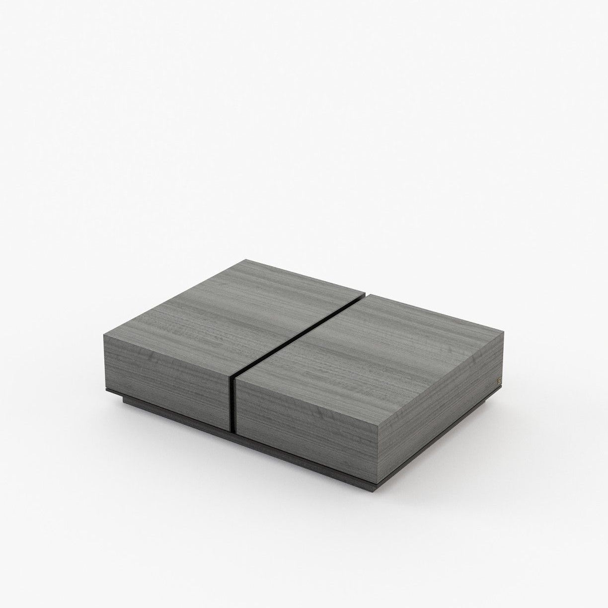 Laskasas SILA Coffee Table Grey Eucalyptus Veneer Matte - Araco Interiors