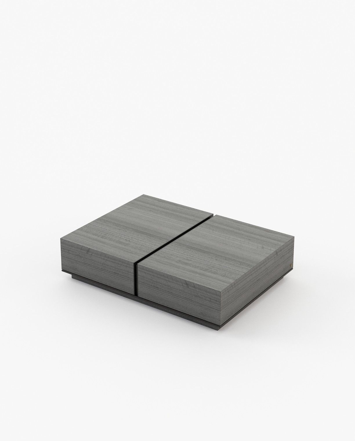 Laskasas SILA Coffee Table Grey Eucalyptus Veneer Matte - Araco Interiors