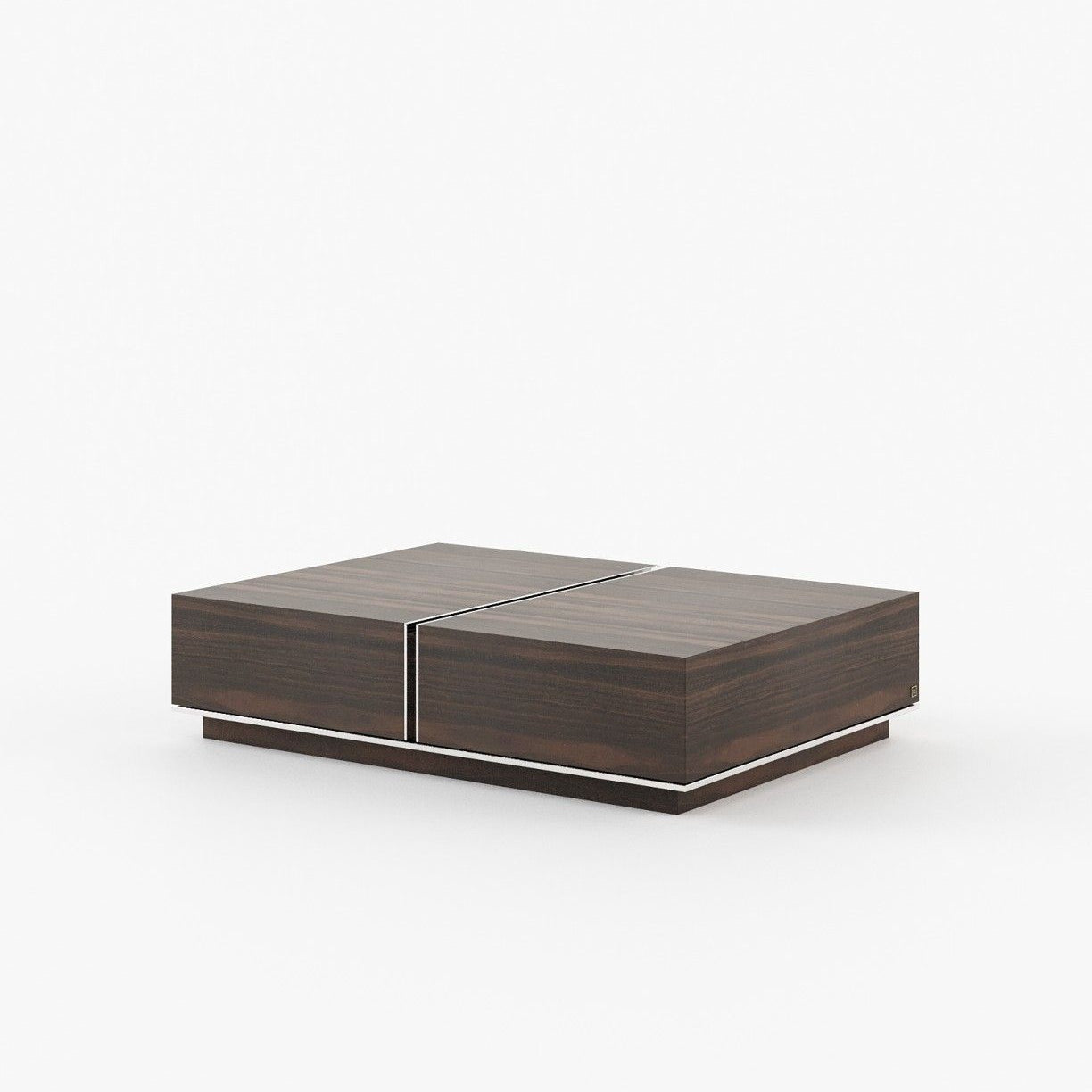 Laskasas SILA Coffee Table Smoked Eucalyptus Veneer Matte - Araco Interiors