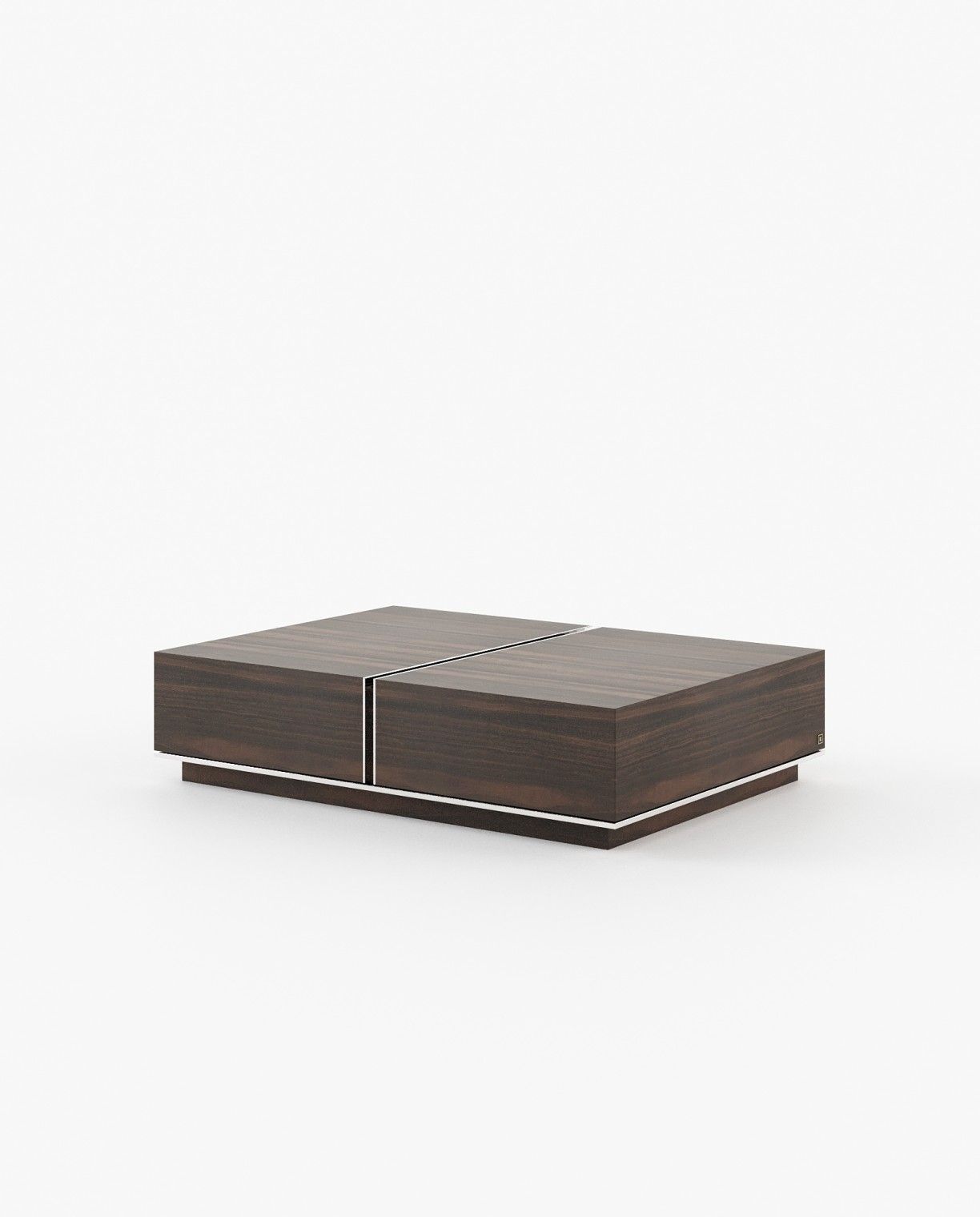Laskasas SILA Coffee Table Smoked Eucalyptus Veneer Matte - Araco Interiors