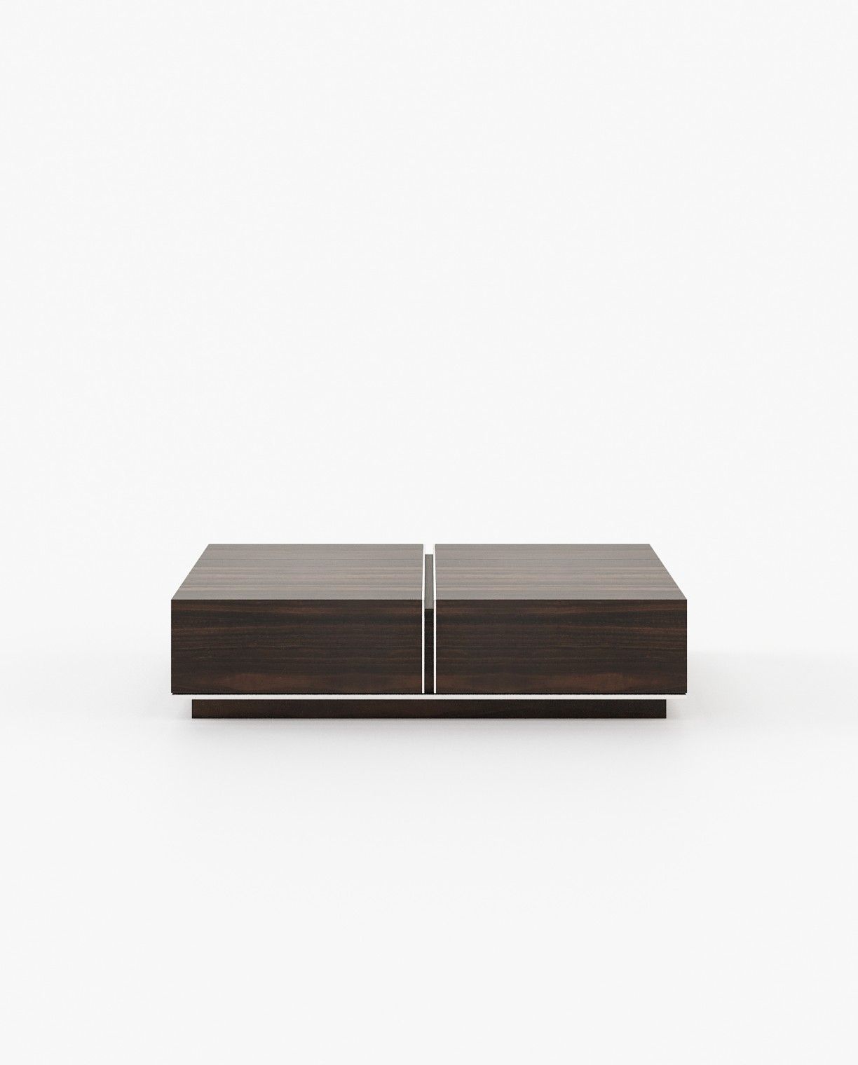 Laskasas SILA Coffee Table Smoked Eucalyptus Veneer Matte - Araco Interiors