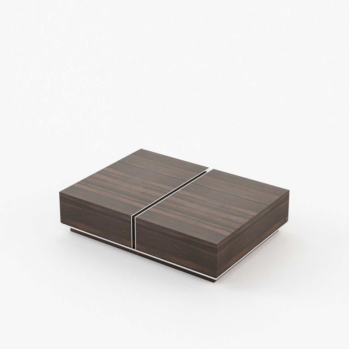 Laskasas SILA Coffee Table Smoked Eucalyptus Veneer Matte - Araco Interiors