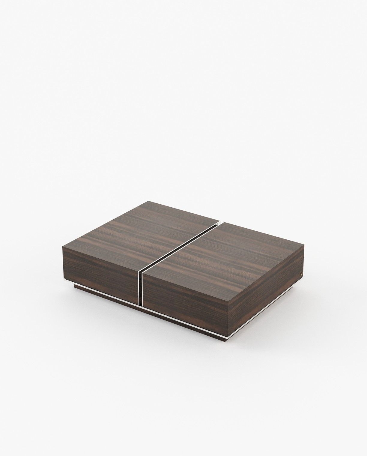 Laskasas SILA Coffee Table Smoked Eucalyptus Veneer Matte - Araco Interiors