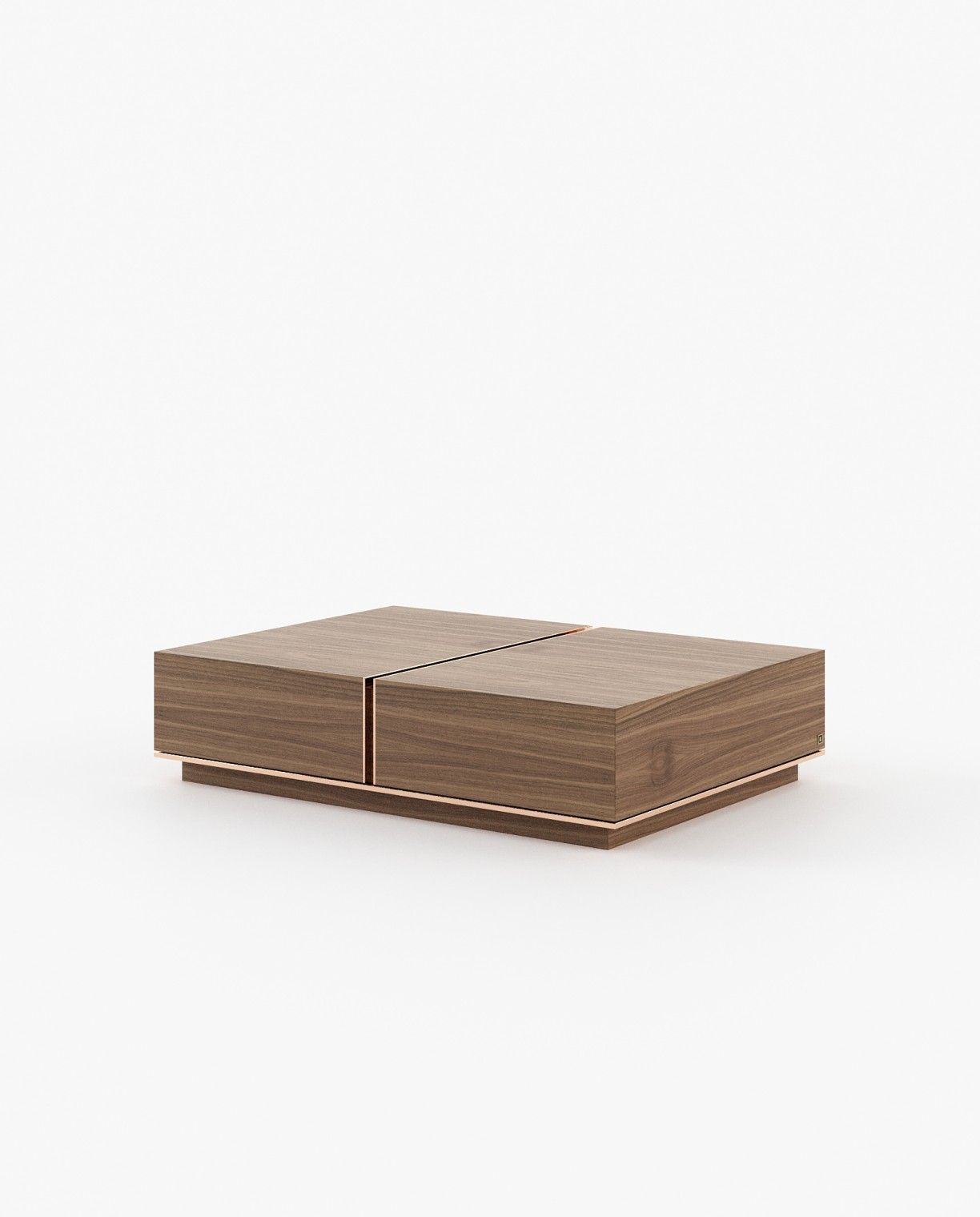 Laskasas SILA Coffee Table Walnut Veneer Matte - Araco Interiors