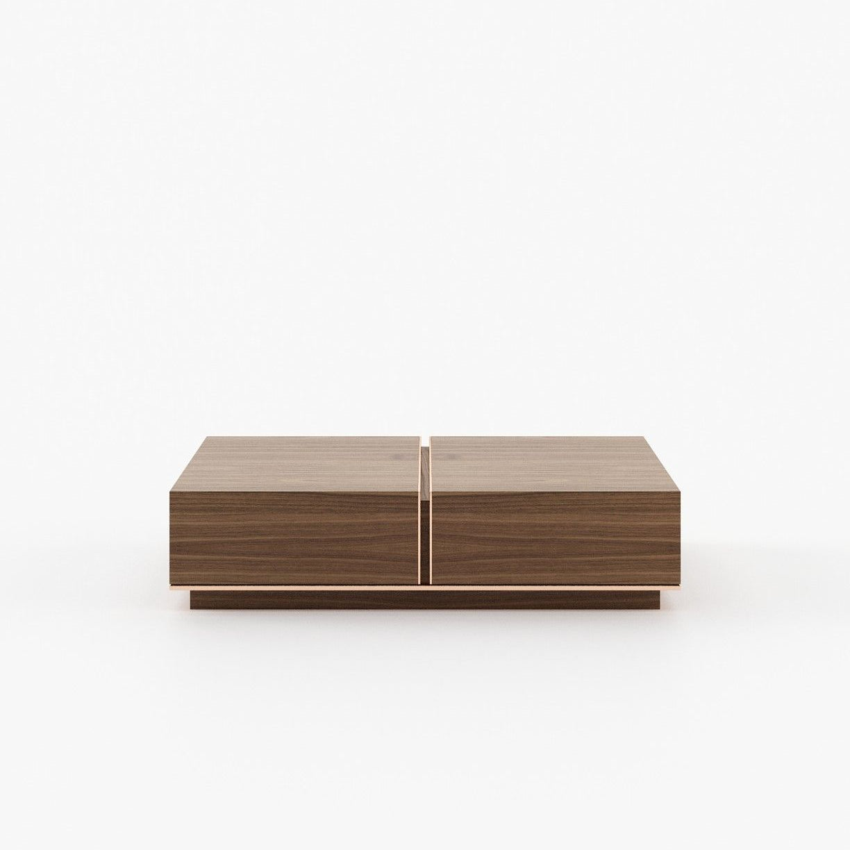 Laskasas SILA Coffee Table Walnut Veneer Matte - Araco Interiors