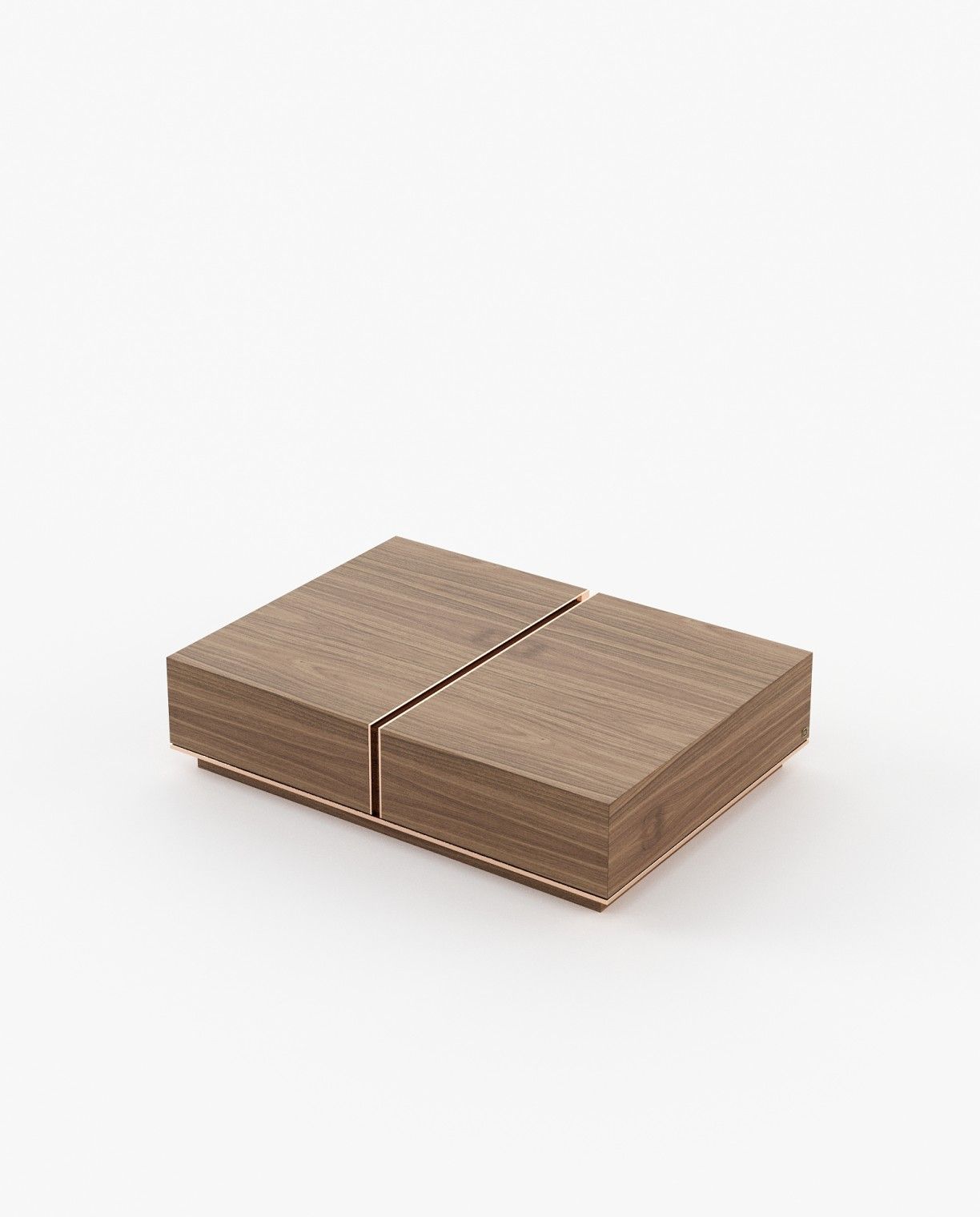 Laskasas SILA Coffee Table Walnut Veneer Matte - Araco Interiors