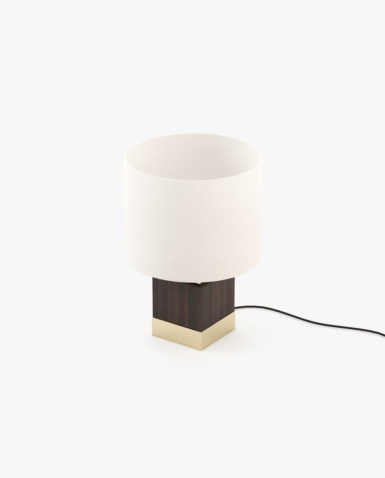 Laskasas SMITH Table & Desk Lamp Smoked Eucalyptus Veneer Matte - Araco Interiors