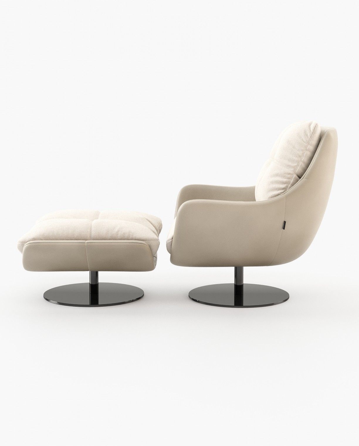 Laskasas SOPHIA Armchair Seoul Sand leather - Araco Interiors