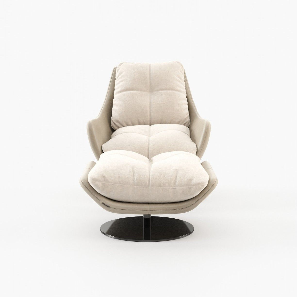 Laskasas SOPHIA Armchair Seoul Sand leather - Araco Interiors