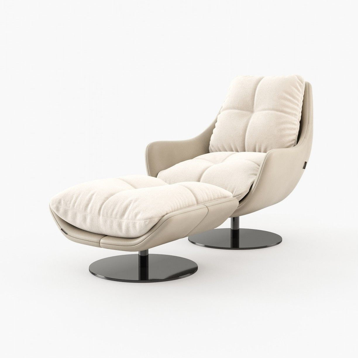 Laskasas SOPHIA Armchair Seoul Sand leather - Araco Interiors