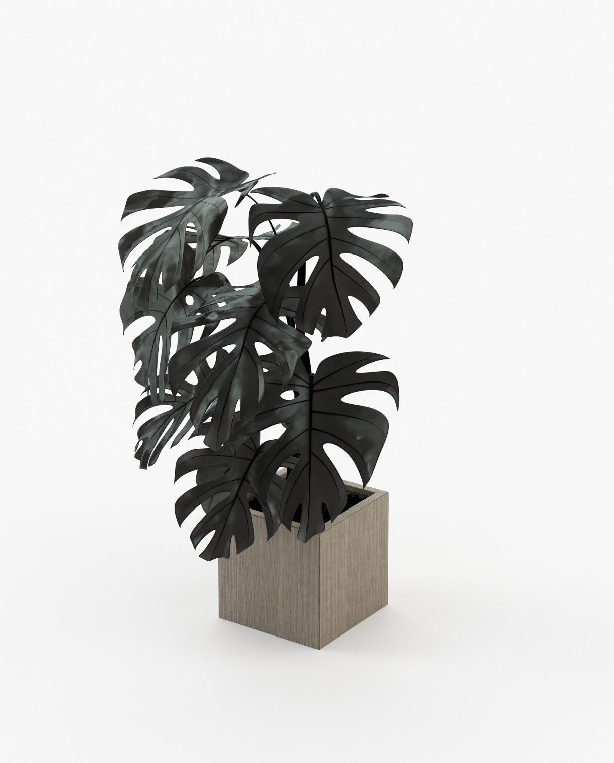 Laskasas STELA Planter & Pot Aged Oak Veneer Matte - Araco Interiors