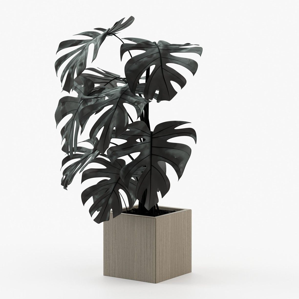 Laskasas STELA Planter & Pot Aged Oak Veneer Matte - Araco Interiors
