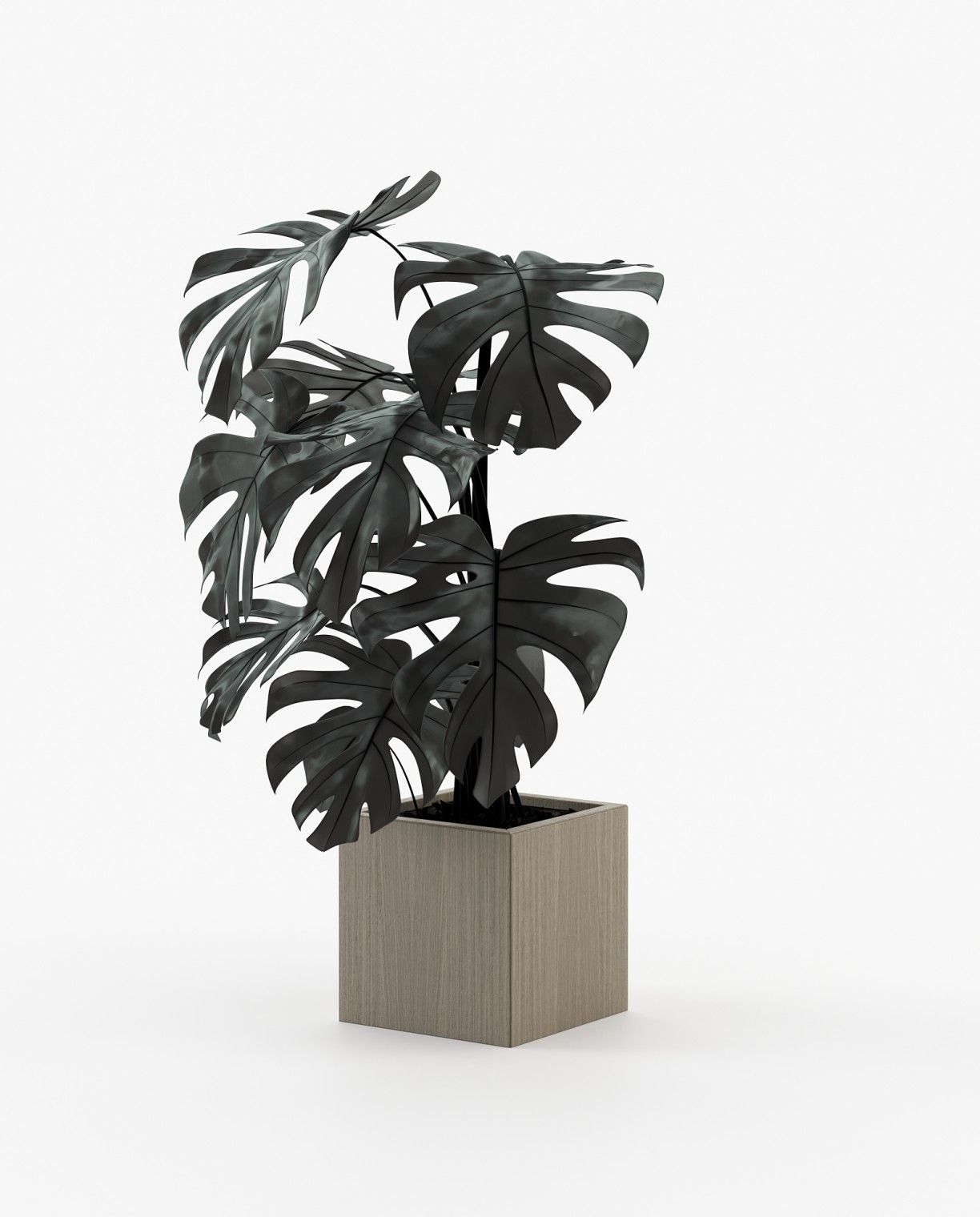 Laskasas STELA Planter & Pot Aged Oak Veneer Matte - Araco Interiors