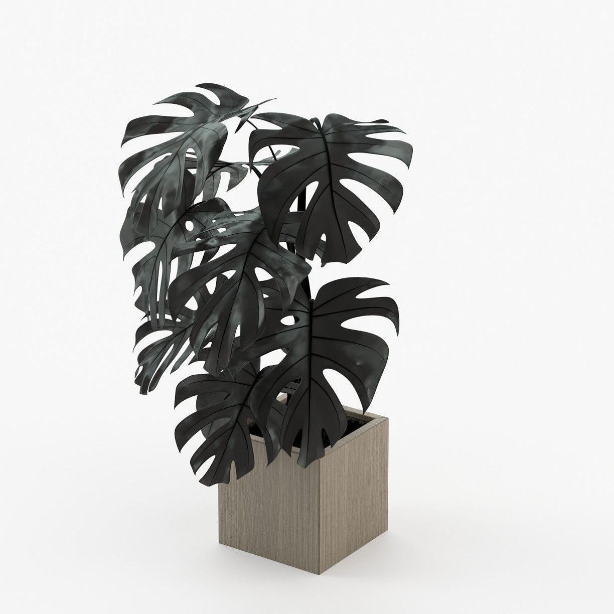 Laskasas STELA Planter & Pot Aged Oak Veneer Matte - Araco Interiors