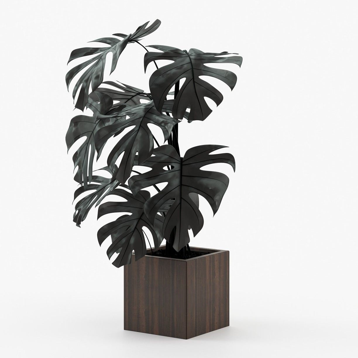 Laskasas STELA Planter & Pot Smoked Eucalyptus Veneer Matte - Araco Interiors