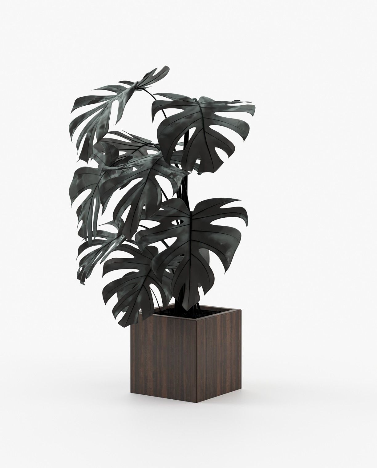 Laskasas STELA Planter & Pot Smoked Eucalyptus Veneer Matte - Araco Interiors
