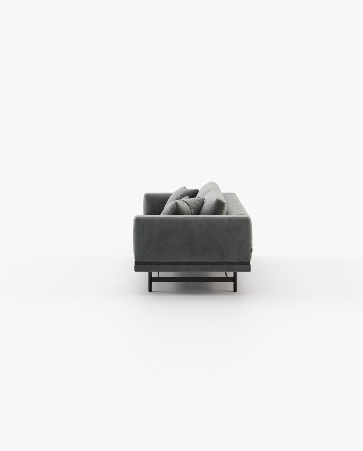 Laskasas STEWART 2 seater Sofa Vienna Anthracite - Araco Interiors