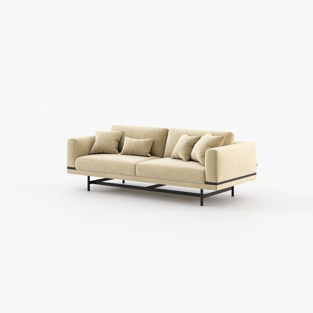 Laskasas STEWART 2 seater Sofa Vienna Beige - Araco Interiors