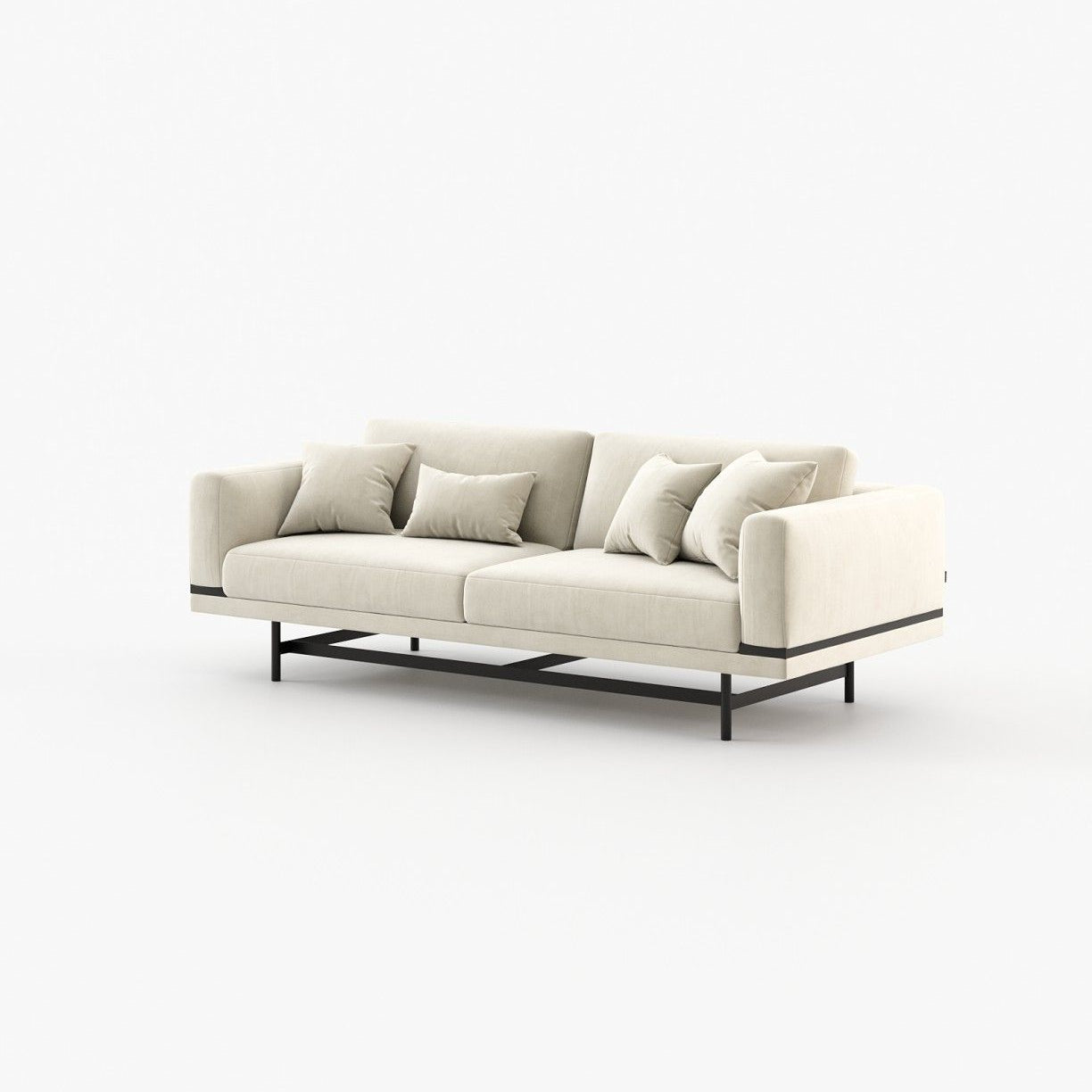Laskasas STEWART 2 seater Sofa Vienna Cream - Araco Interiors
