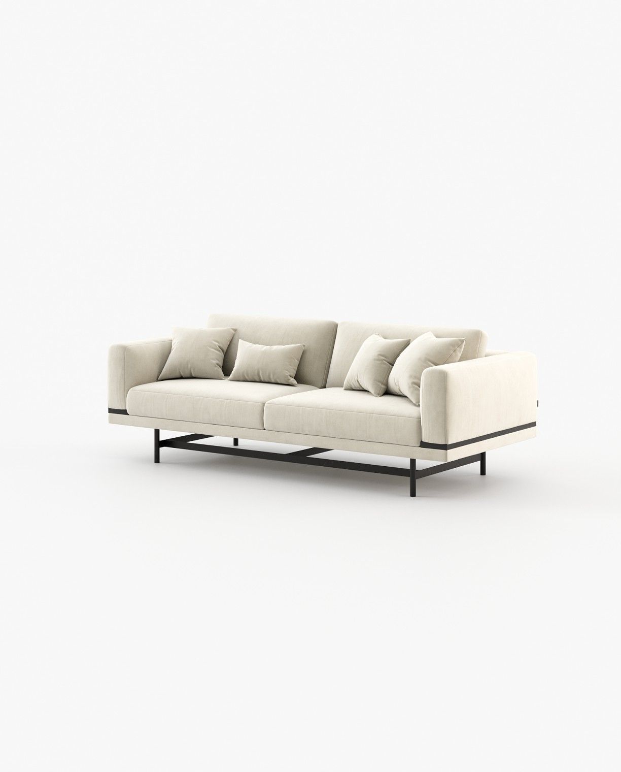 Laskasas STEWART 2 seater Sofa Vienna Cream - Araco Interiors