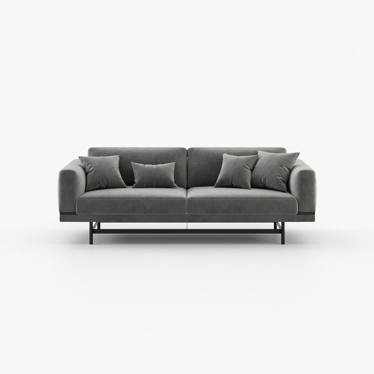 Laskasas STEWART 3 seater Sofa Vienna Anthracite - Araco Interiors