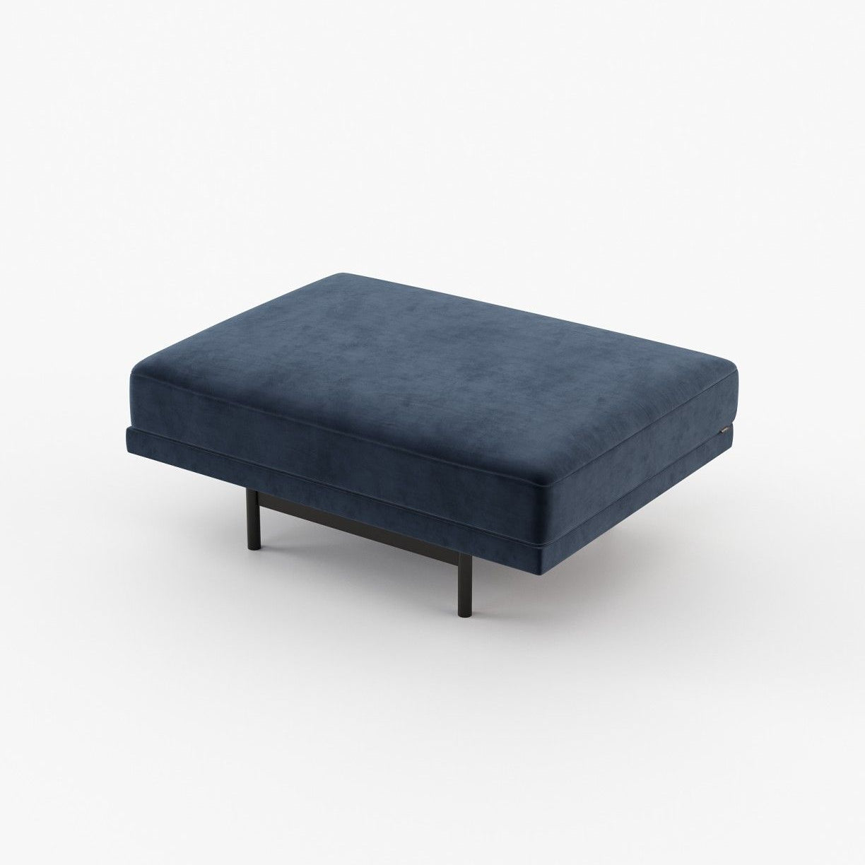 Laskasas STEWART Footstool & Pouf Vienna Deep Blue - Araco Interiors
