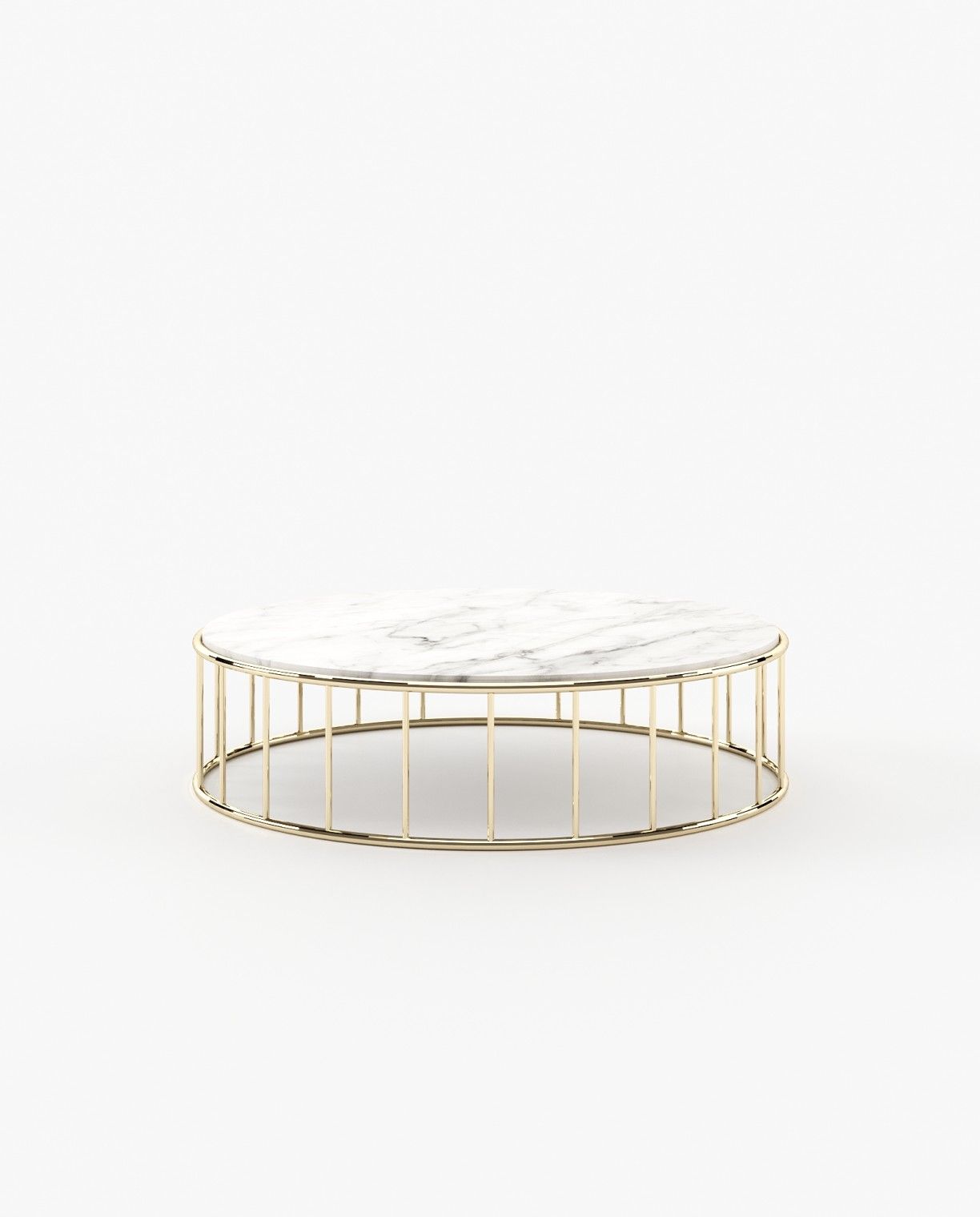 Laskasas STILL Coffee Table Carrara Marble - Araco Interiors